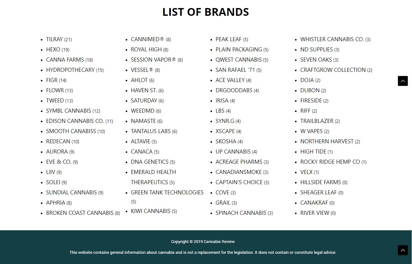 Cannabis Reviews 3 screenshot webnseocompany.com 2020.09.09 10 40 46 1